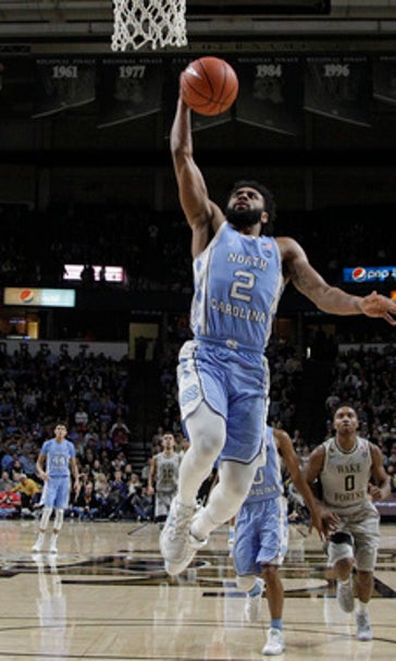 No. 11 UNC blows big lead, holds off Wake Forest 93-87 (Jan 11, 2017)